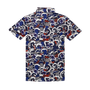 FlexGRID Button Up - Pabst Blue Wave