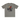 Gray t-shirt with a graphic of a person riding a bike and text on the back, on a white background.