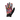 Colorful graphic glove with black accents on a white background