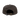Dark gray cap with a brand logo on the back against a white background