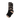 Black socks with beige desert landscape design on a white background