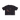 Black tie-dye t-shirt on a white background