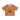 Orange t-shirt with graphic design and text on a white background