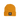 Yellow beanie with a black patch featuring a logo and text on a white background