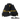 Black gloves with yellow text 'Girls Pull Up Not Out' on a white background